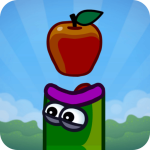 apple worm logo