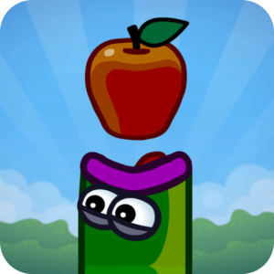 apple worm logo