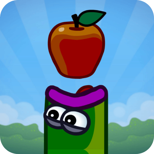 apple worm logo