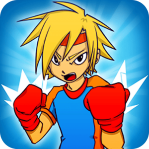 boxing fighter shadow battle logo