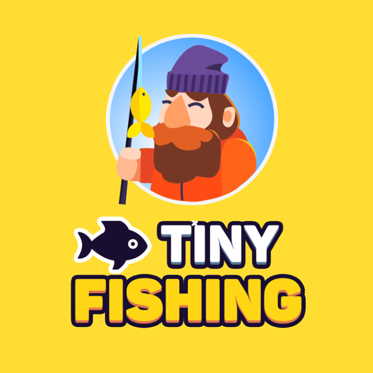 tiny fishing logo